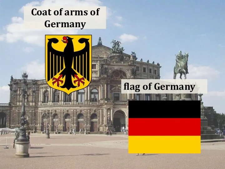 Coat of arms of Germany flag of Germany