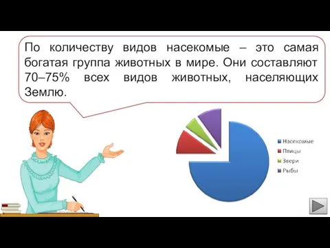 По количеству видов насекомые – это самая богатая группа животных