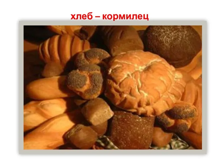 хлеб – кормилец