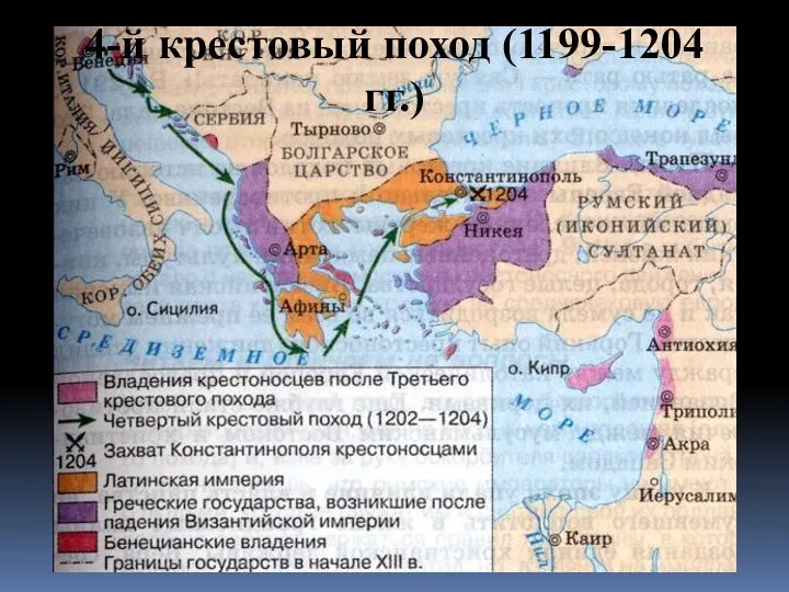 4-й крестовый поход (1199-1204 гг.)