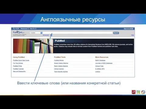 Ввести ключевые слова (или названия конкретной статьи) Англоязычные ресурсы