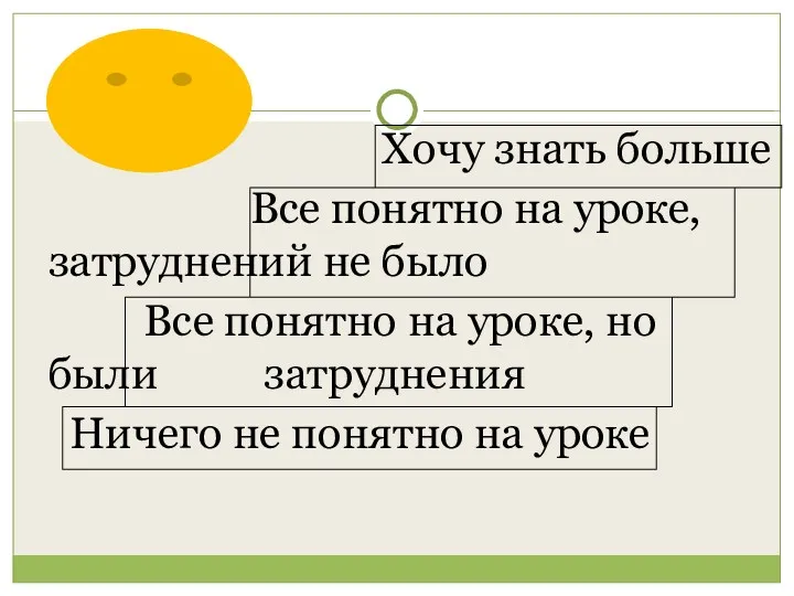 Хочу знать больше Все понятно на уроке, затруднений не было