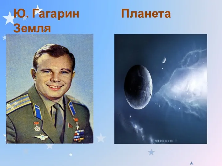 Ю. Гагарин Планета Земля