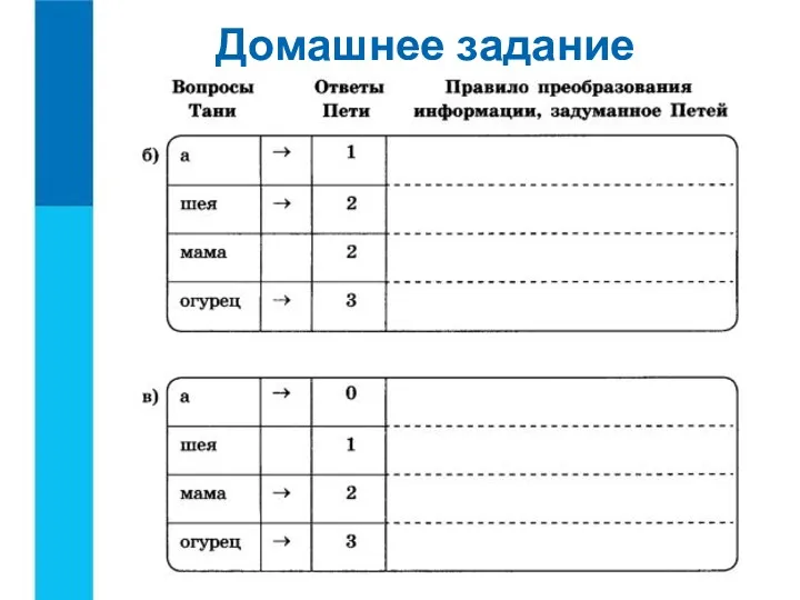 Домашнее задание