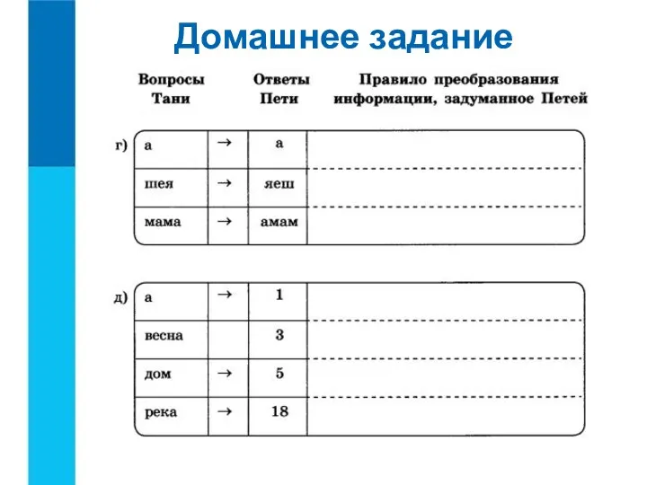 Домашнее задание