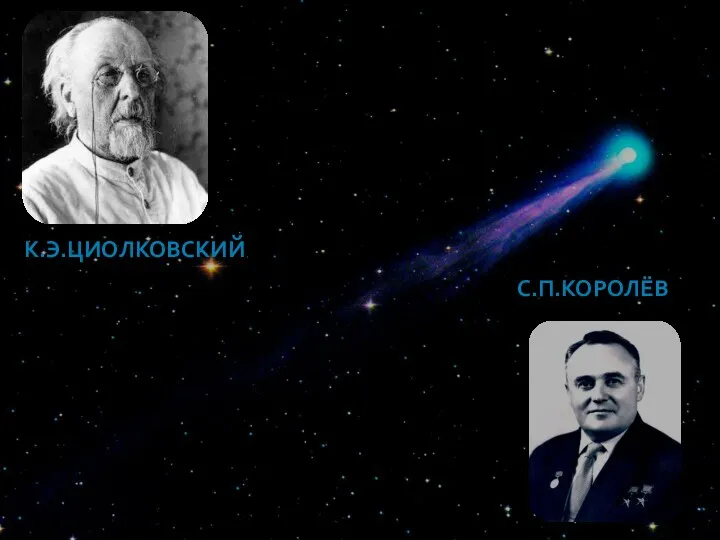 К.Э.Циолковский С.П.Королёв