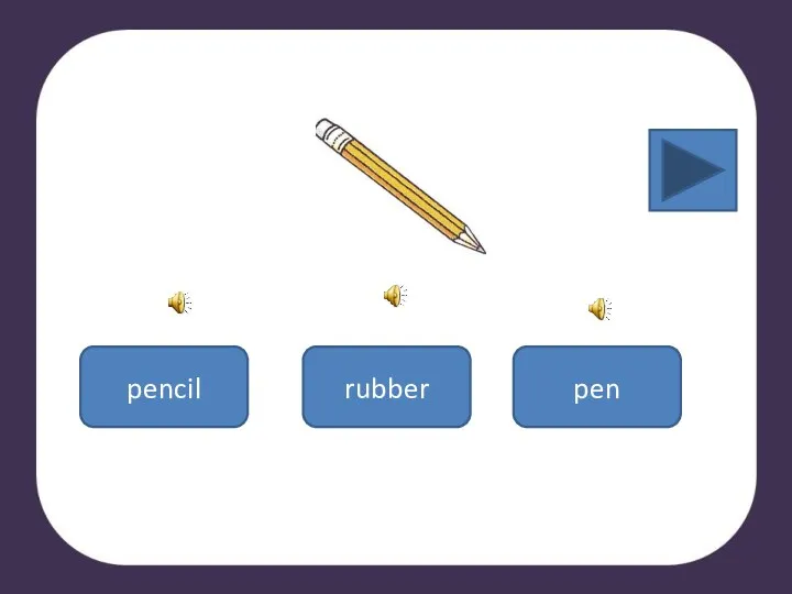 pencil rubber pen