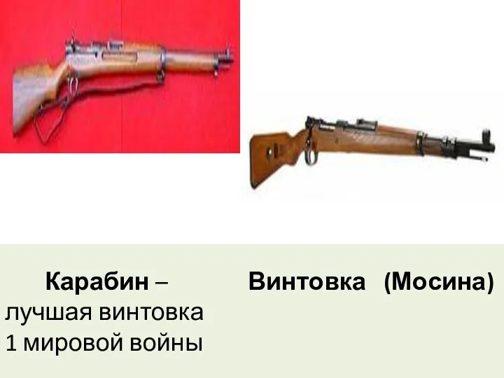 Карабин – Винтовка (Мосина) лучшая винтовка 1 мировой войны