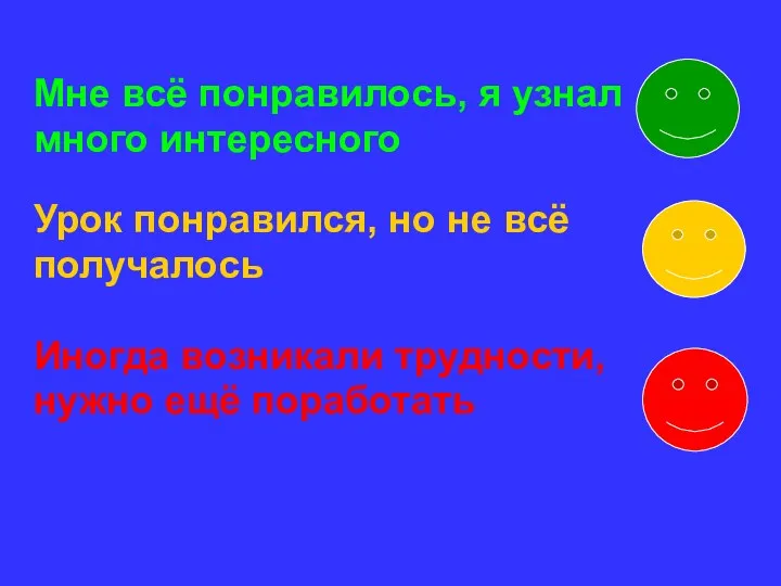 Мне всё понравилось, я узнал много интересного Урок понравился, но