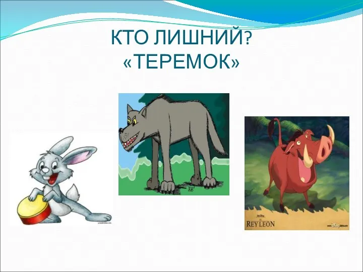 КТО ЛИШНИЙ? «ТЕРЕМОК»