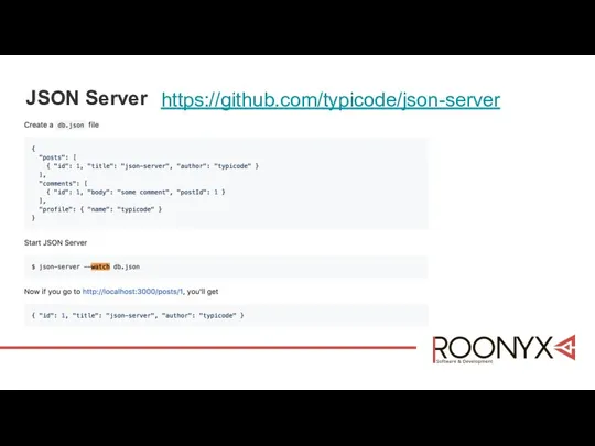 JSON Server https://github.com/typicode/json-server