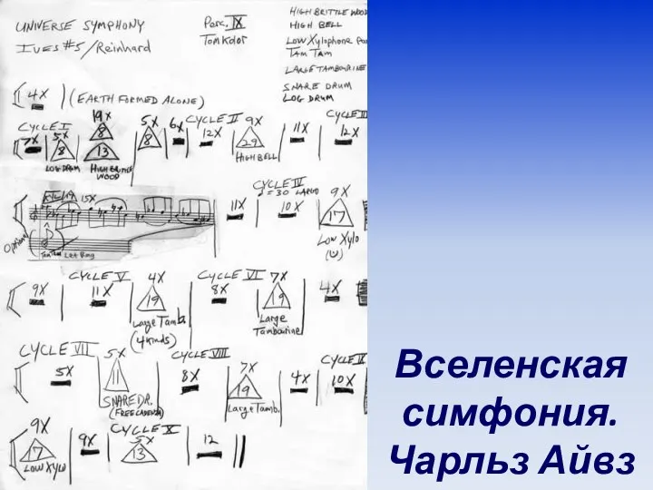 Вселенская симфония. Чарльз Айвз