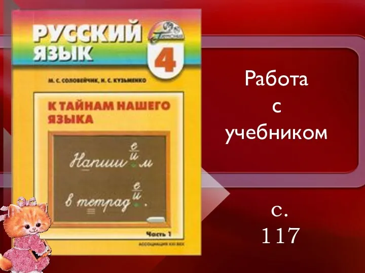 Работа с учебником с. 117