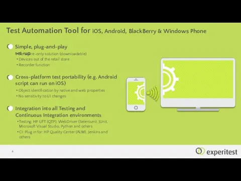 Test Automation Tool for iOS, Android, BlackBerry & Windows Phone