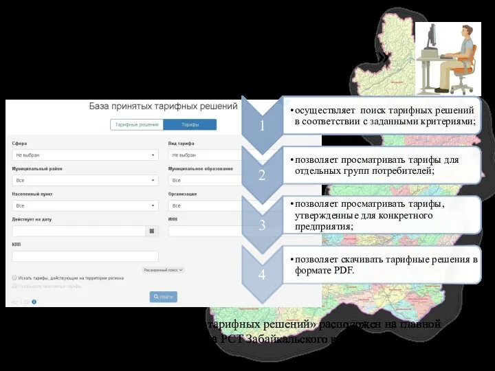 Инструмент «База принятых тарифных решений» Инструмент «База принятых тарифных решений»