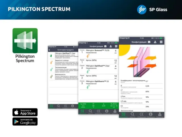 PILKINGTON SPECTRUM Идеальный расчет