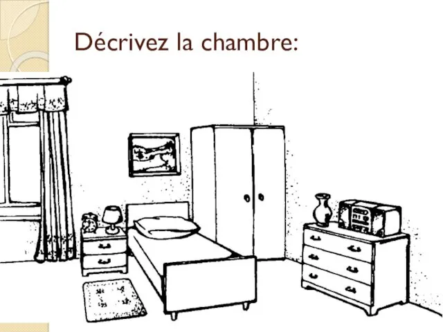 Décrivez la chambre: