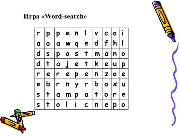 Игра «Word-search»