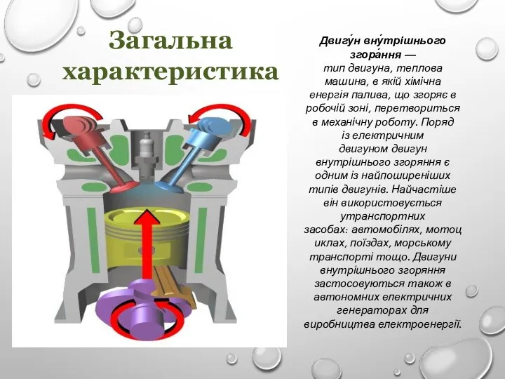 Двигу́н вну́трішнього згора́ння — тип двигуна, теплова машина, в якій