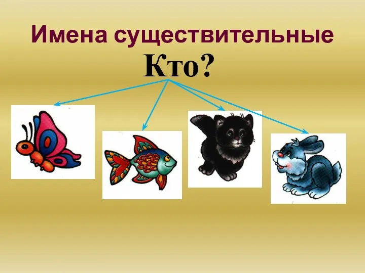 Имена существительные Кто?