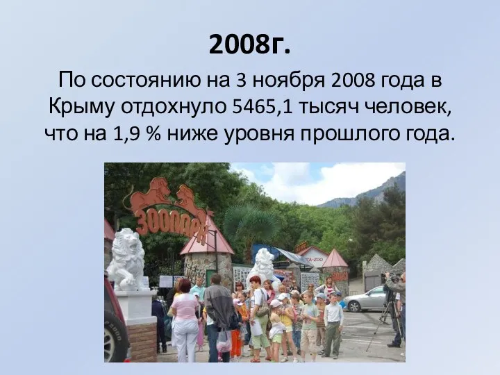 2008г. По состоянию на 3 ноября 2008 года в Крыму