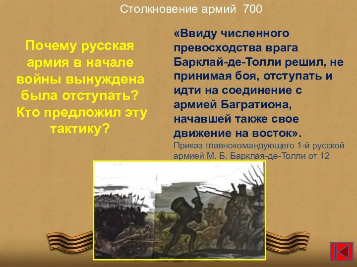 МОУ ЦО "Возрождение" Почему русская армия в начале войны вынуждена