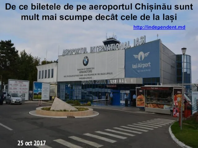 De ce biletele de pe aeroportul Chișinău sunt mult mai