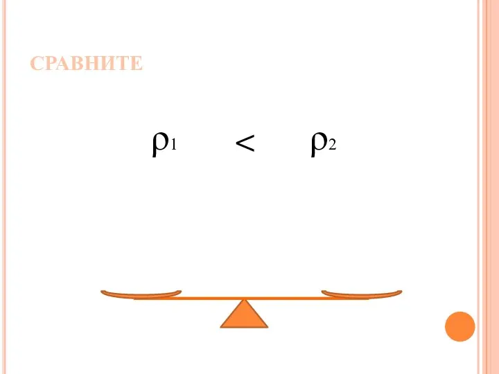 СРАВНИТЕ ρ1 ρ2