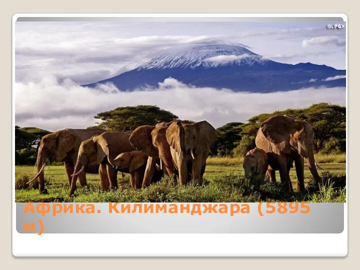 Африка. Килиманджара (5895 м)