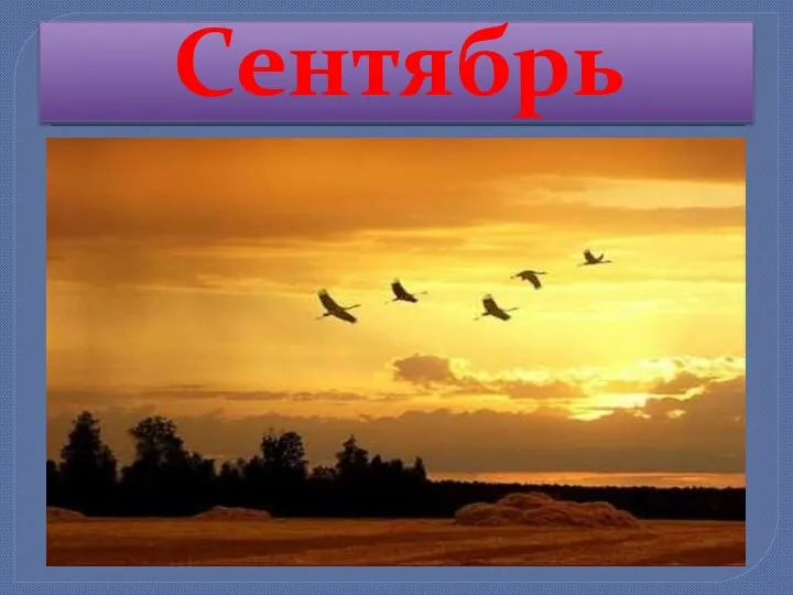 Сентябрь