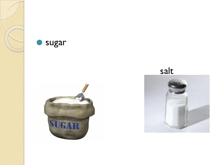 sugar salt