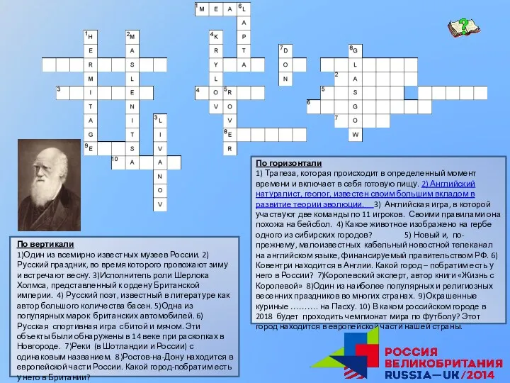 По вертикали 1)Один из всемирно известных музеев России. 2)Русский праздник, во время которого