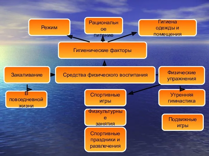 Рациональное питание Гигиена одежды и помещения В повседневной жизни Спортивные