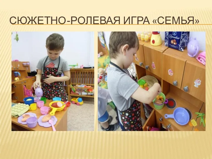 Сюжетно-ролевая игра «Семья»