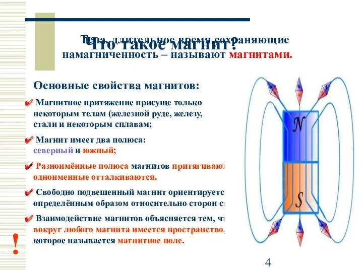 Что такое магнит? Тела, длительное время сохраняющие намагниченность – называют