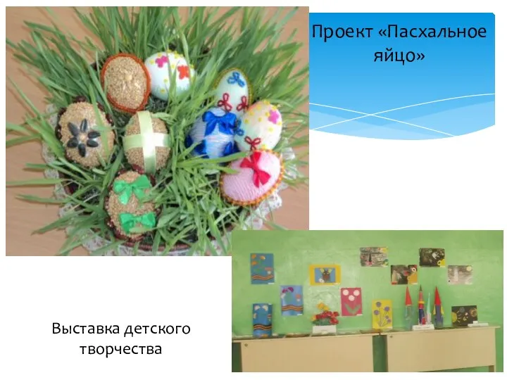 Проект «Пасхальное яйцо» Выставка детского творчества