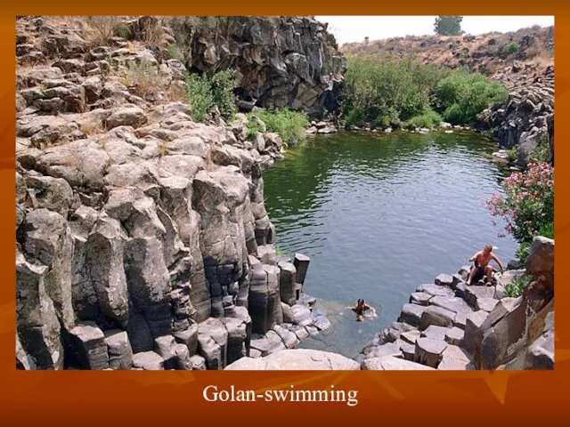 Golan-swimming