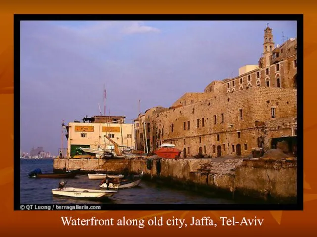 Waterfront along old city, Jaffa, Tel-Aviv