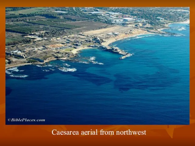 Caesarea aerial from northwest