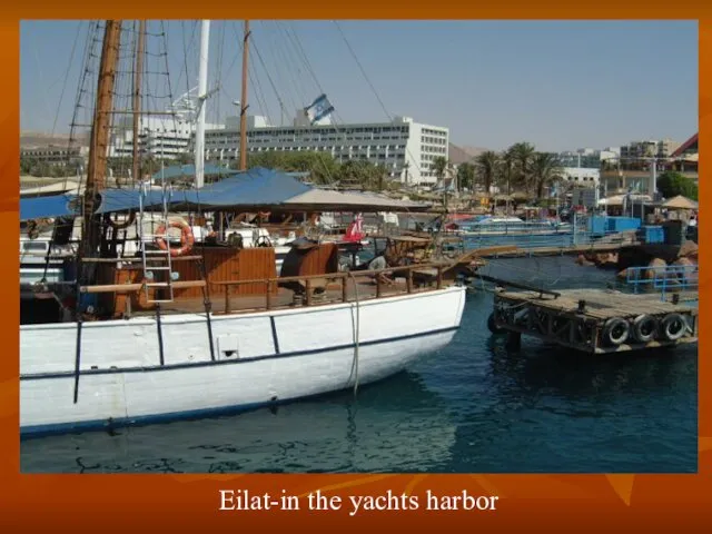 Eilat-in the yachts harbor