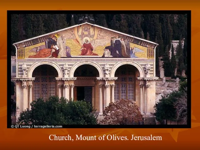 Church, Mount of Olives. Jerusalem