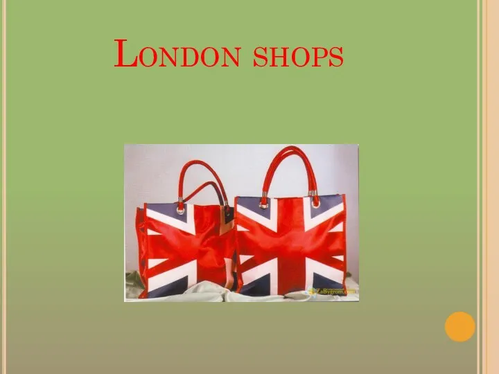 London shops