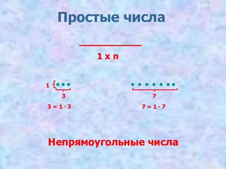 Простые числа 1 x n 3 1 3 = 1