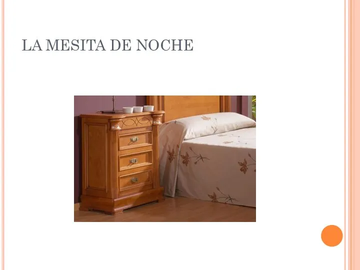 LA MESITA DE NOCHE