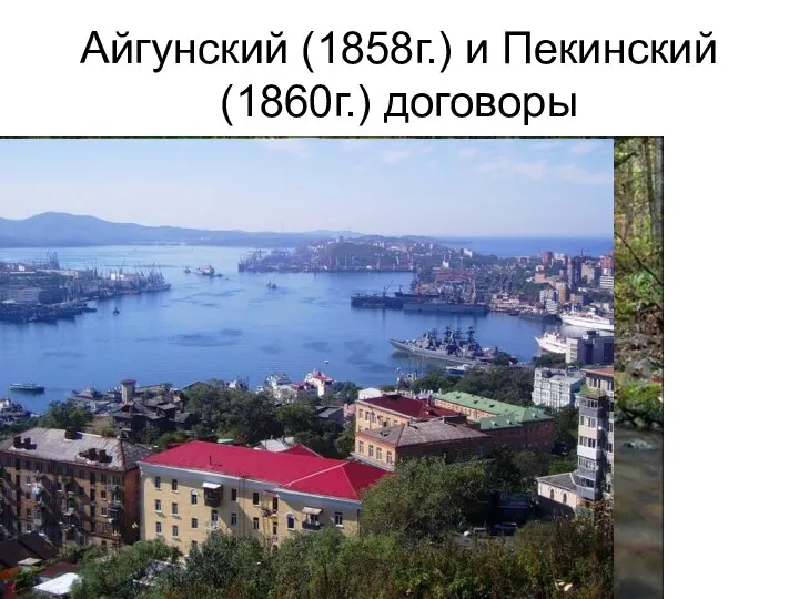 Айгунский (1858г.) и Пекинский (1860г.) договоры