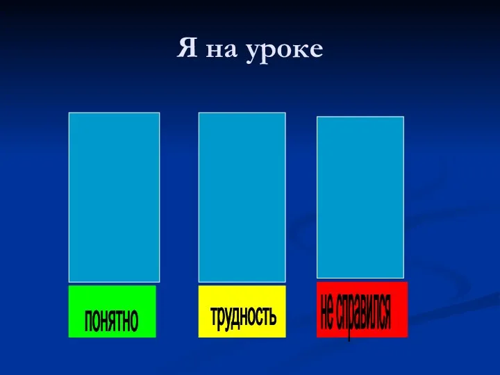 Я на уроке понятно трудность не справился