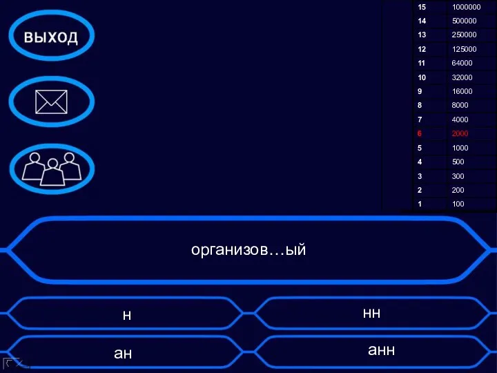 организов…ый анн н нн ан