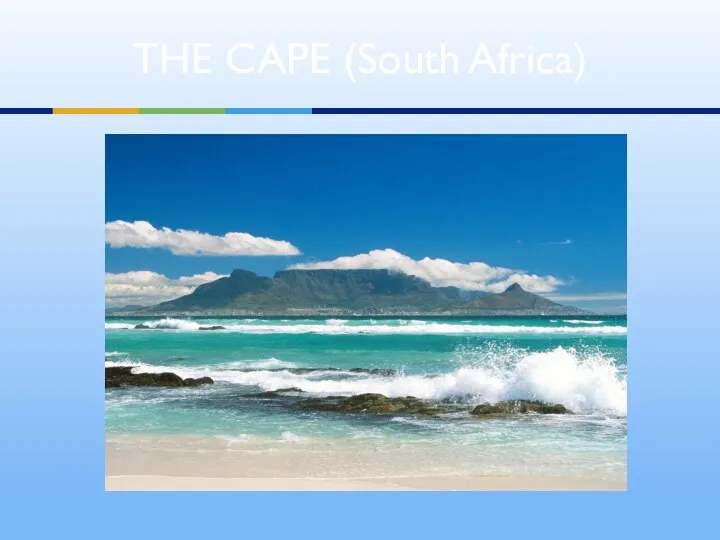 THE CAPE (South Africa)