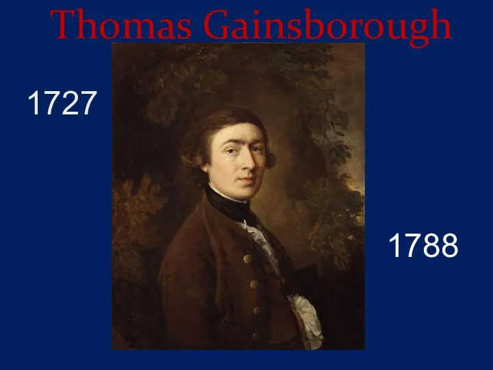 Thomas Gainsborough 1727 1788