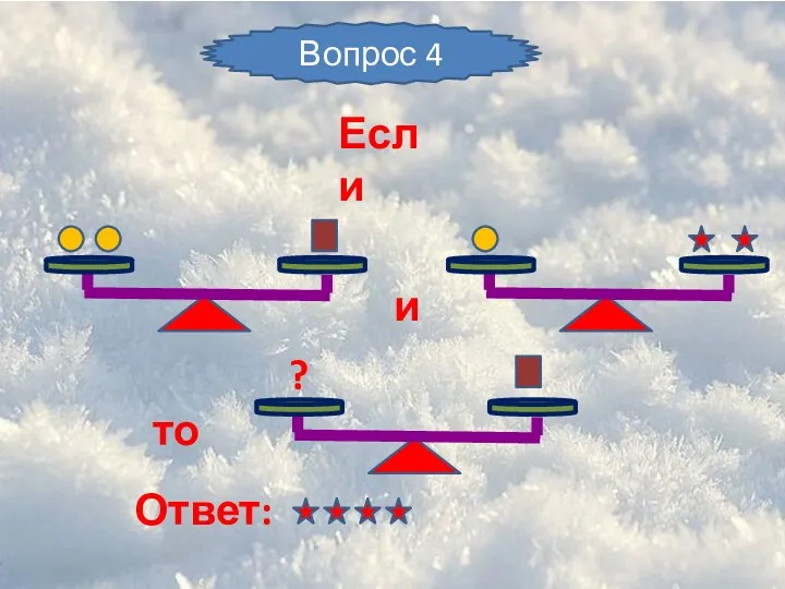 Ответ: ? Если и то Вопрос 4